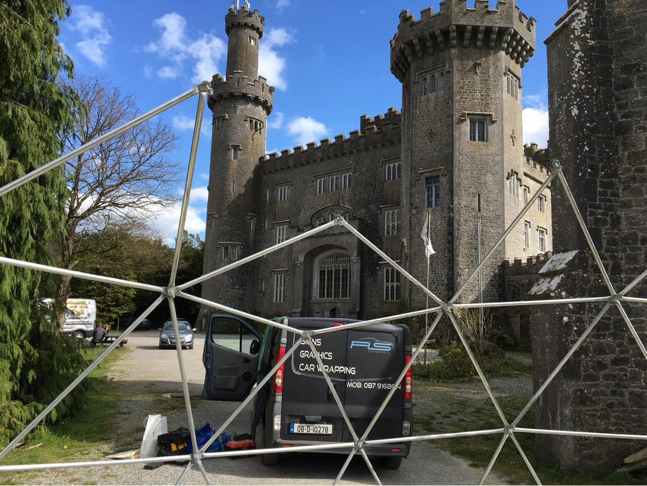 Portable Dome Ø8m for Charleville Castle Event, Tullamore, Ireland