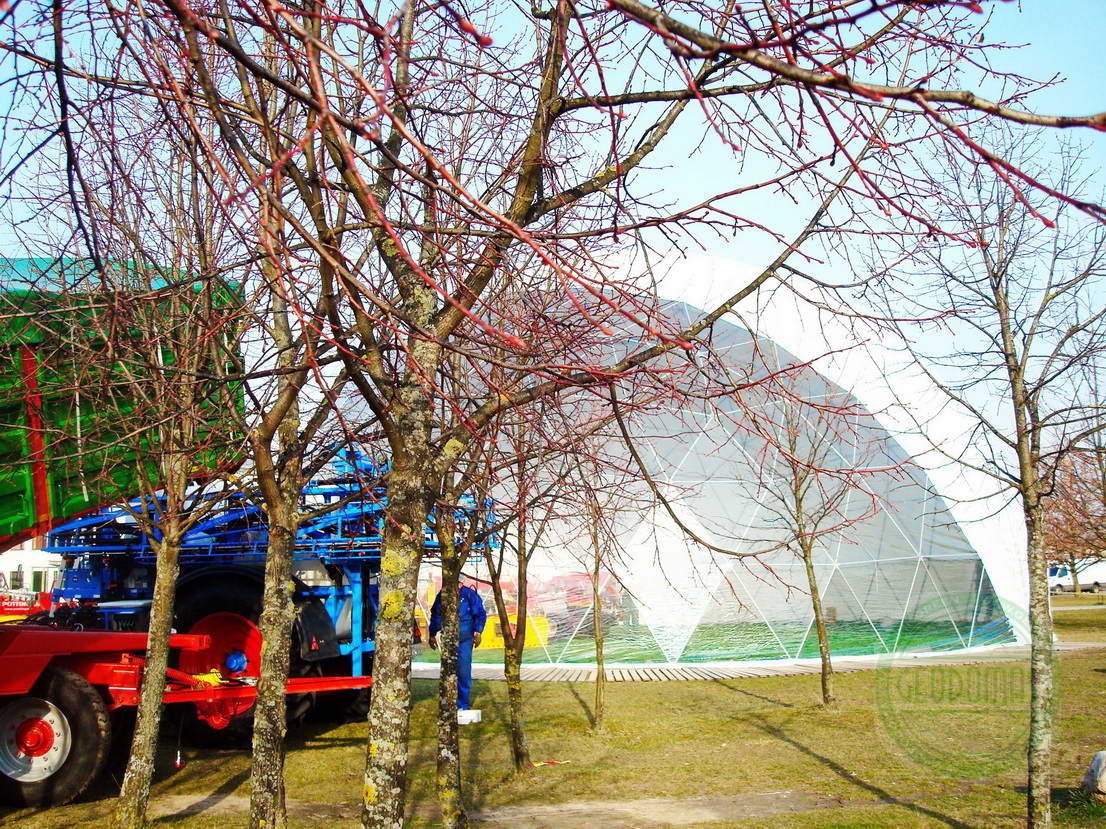 Portable Dome Ø20m for AgroBalt Expo Agriculture, Kaunas, Lithuania