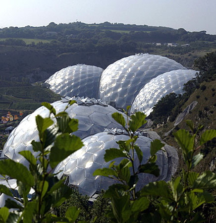 Transparent Geodesic Domes for Tropical Plants Gardens