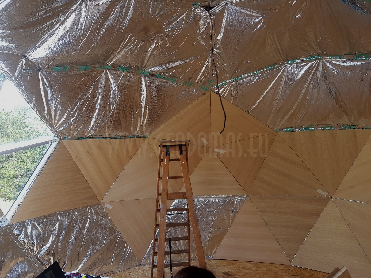 30m² LUXURY GLAMPING  Ø6m Dome  | Sandwich panel & Glass FAÇADE