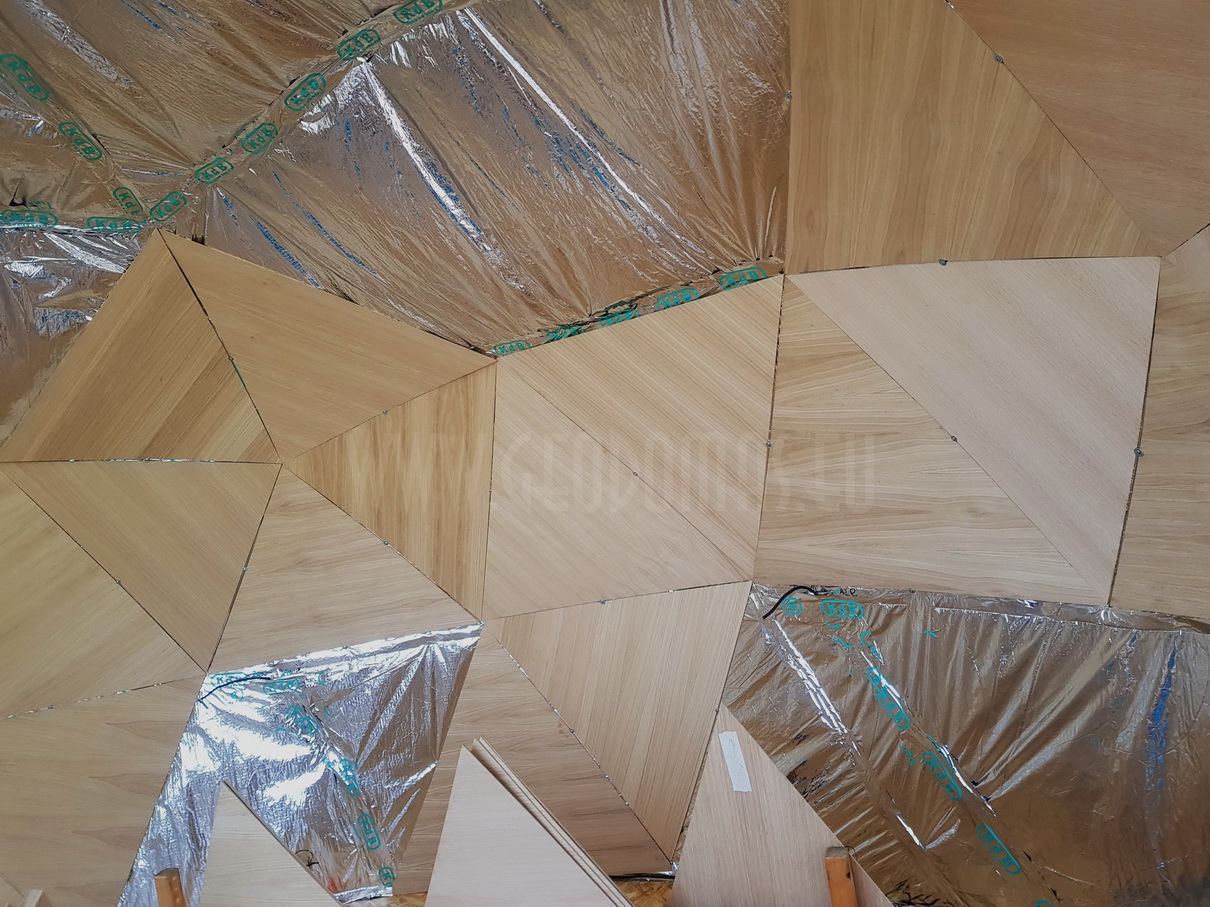 30m² LUXURY GLAMPING  Ø6m Dome  | Sandwich panel & Glass FAÇADE