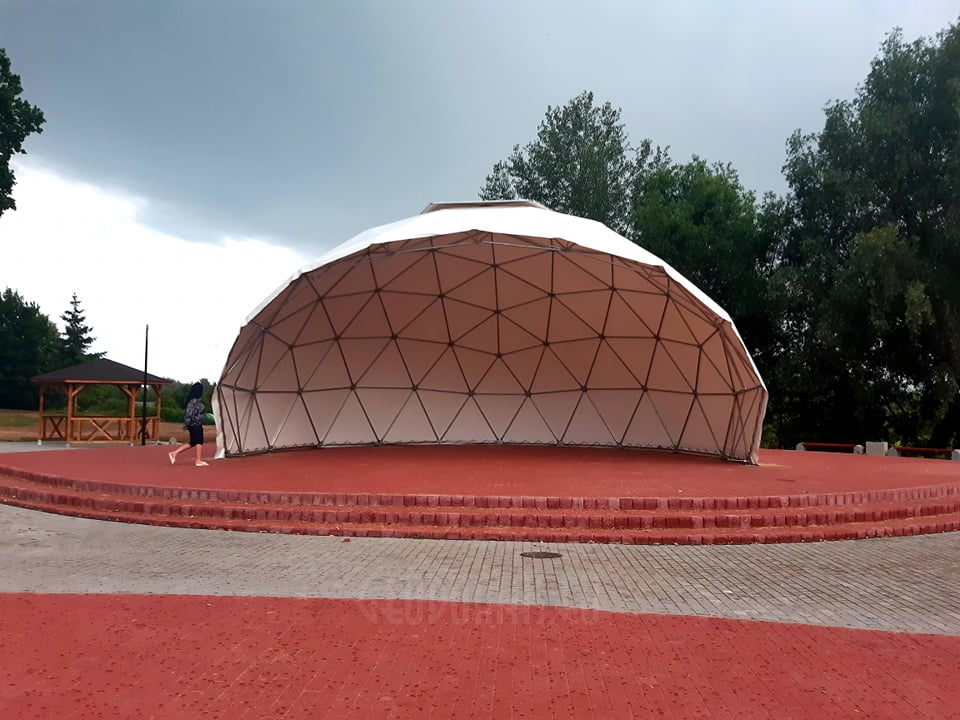 Ø11m City stage for events in Pilviskes, Lithuania