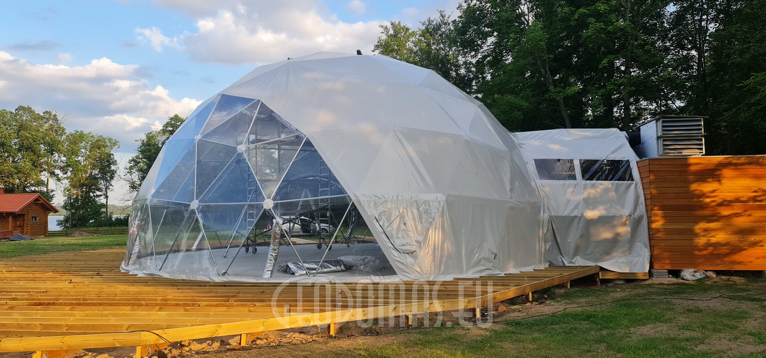 ⌀12m Dome for events 113m2 | Alausa Slenis, Lithuania