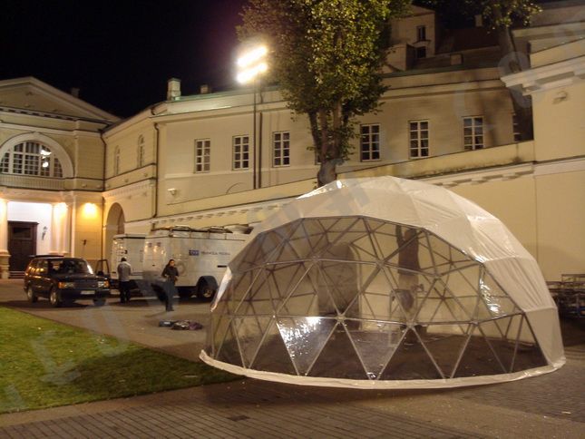 Portable Domes Ø6m For Energy Security Conference 2007, Court of Presidency, Vilnius