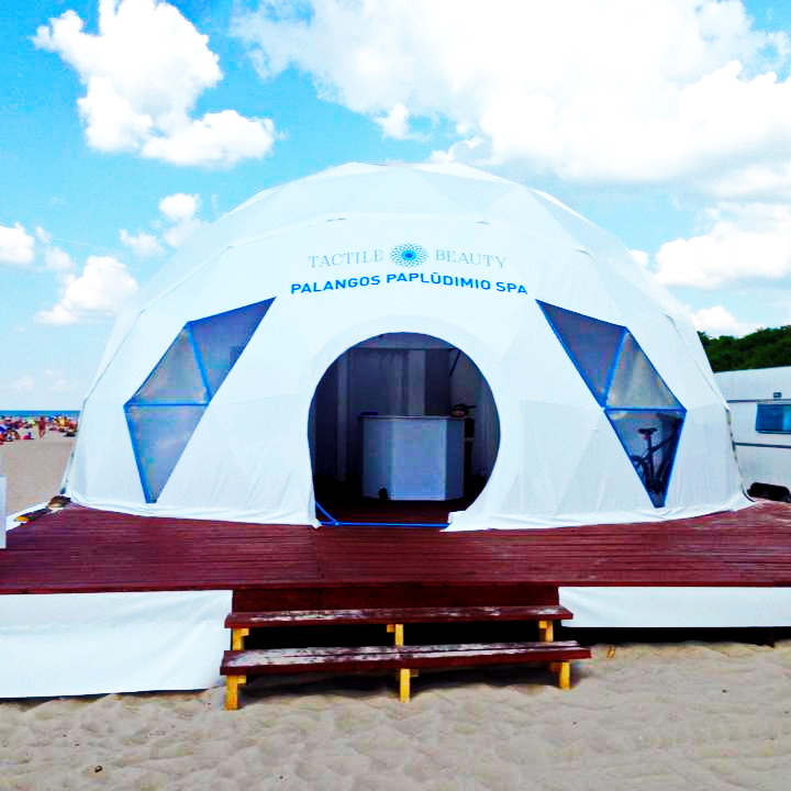SPA DOME Ø9m “Tactile Beauty” Rescue Station at Palanga Beach