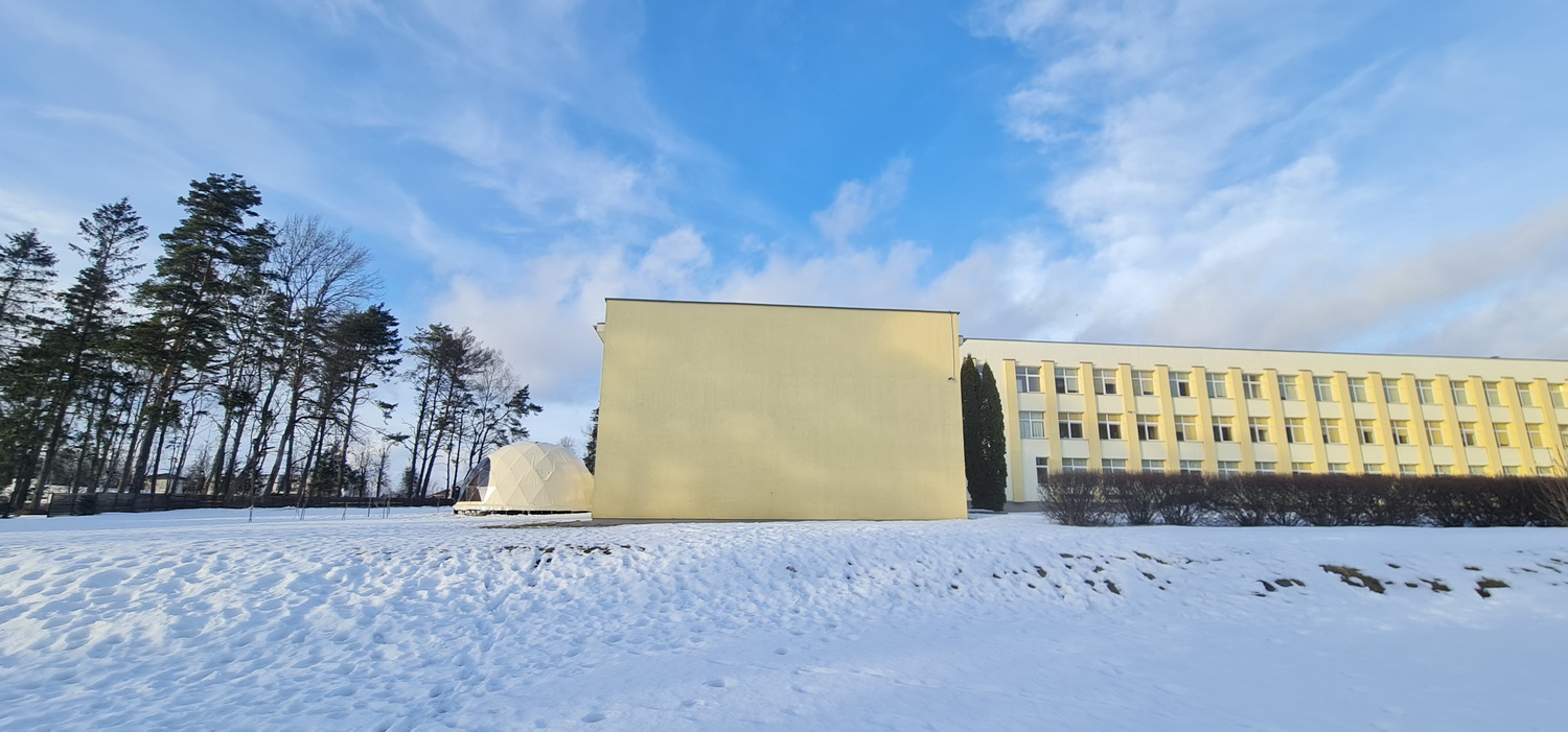 50m2 Mobile school Room Ø8m | Rieses Primary School